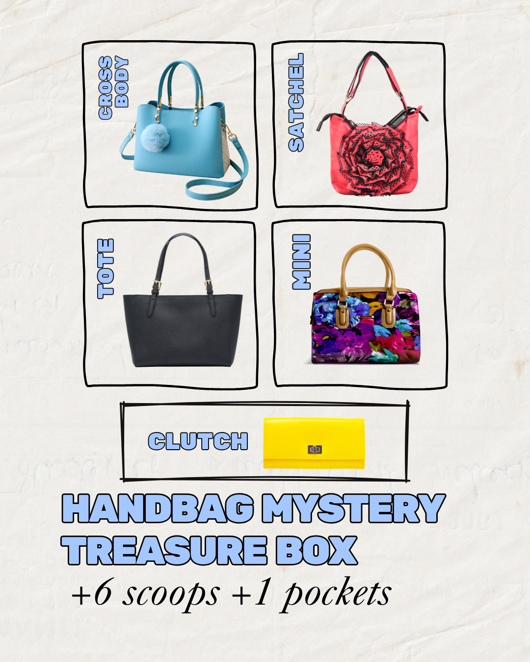 handbag treasure mystery box! handbag treasure mystery box!